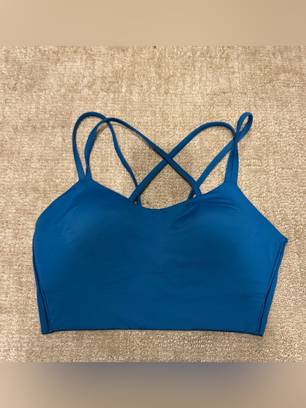 Lululemon like a cloud longline bra. B/c cup